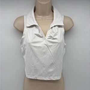 Zella Cropped Collared Tank